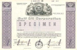 Gulf Oil Corporation - WE DO HAVE OTHER GULF TYPE SPECIMENS
